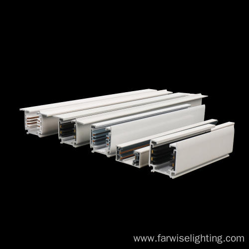 4 LINES led track lighting aluminum led track rail